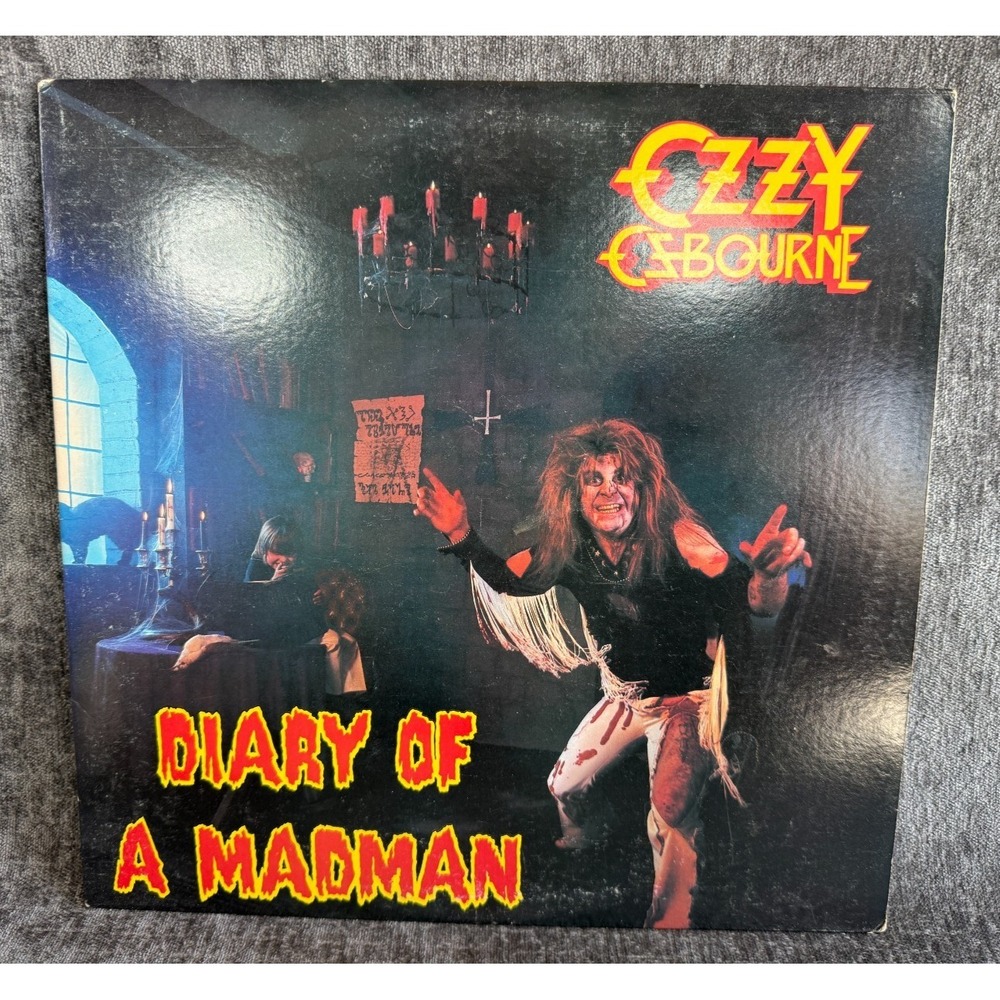 VINTAGE ORIGINAL VINYL RECORD DIARY OF A MADMAN   OZZY OSBOURNE FZ 37492
